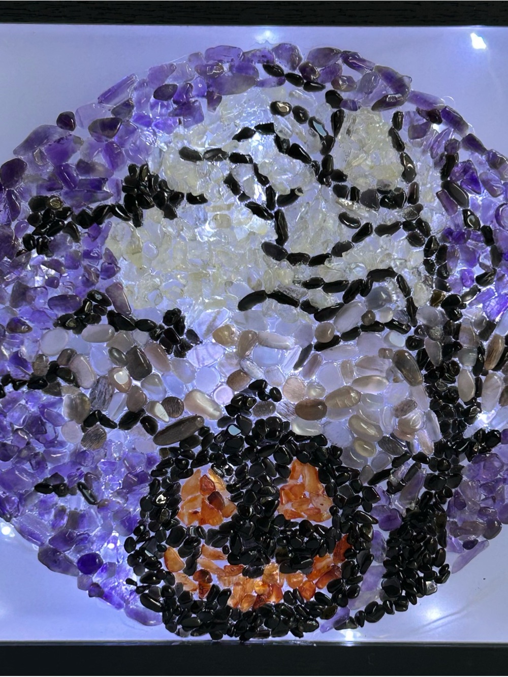 Halloween Spooky Night Crystal Chips Light Box